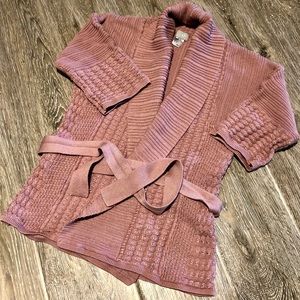 H&M Tie Belt Cardigan